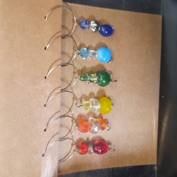 Wine Charms "Rainbow Sparkle" - Picture 2 of 3